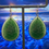 Thumbnail: Gorilla glass earrings green