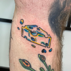 Traditional Tattoo. Bleu cheese tattoo