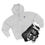 Thumbnail: Flowers hoodie zip up