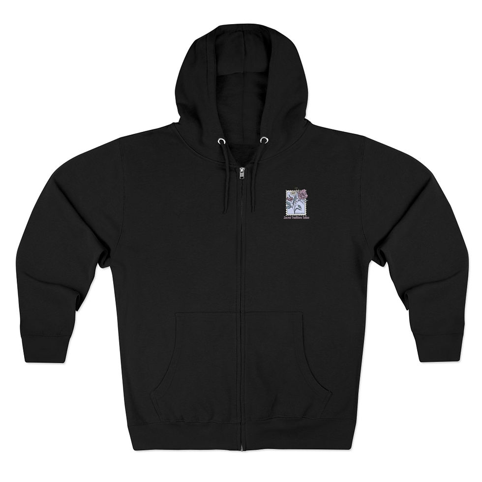 Thumbnail: Flowers hoodie zip up