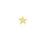 Thumbnail: Gold Threadless End HAMMERED STAR