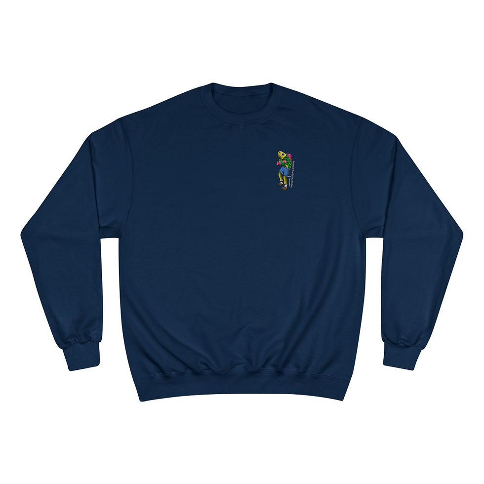 Thumbnail: Hairy legged fish crew neck