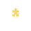 Thumbnail: Gold Threadless End PUZZLE PIECE