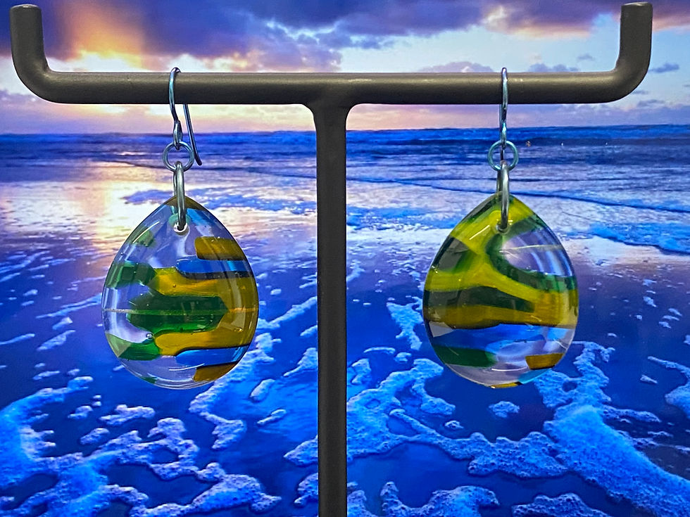 Thumbnail: Gorilla Glass  Earrings UPCYCLE 