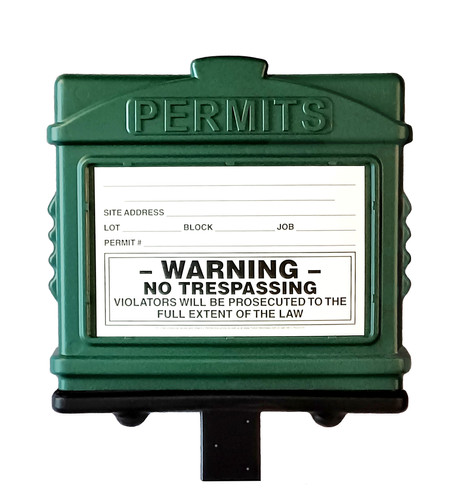 Permit Box (w/4x4 Adapter) Green/Black | Permit Box Company