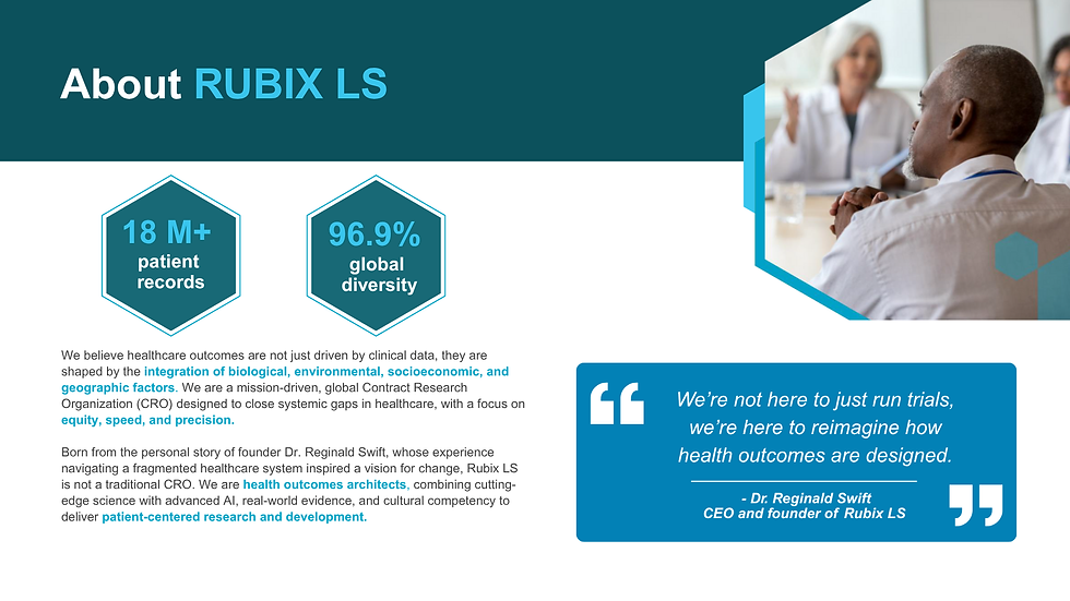 Rubix LS and 18M+ patient records