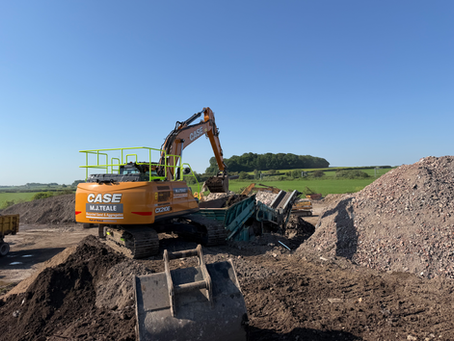 Sunshine & new steel at Teale. 
