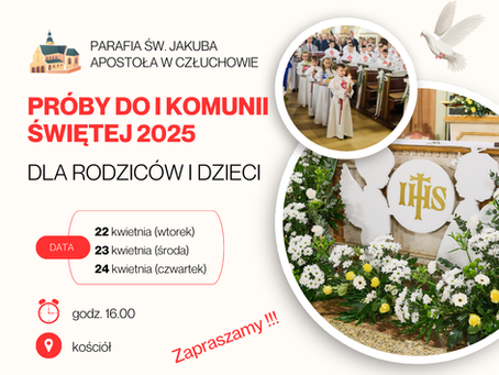 Spotkania przed I Komunią