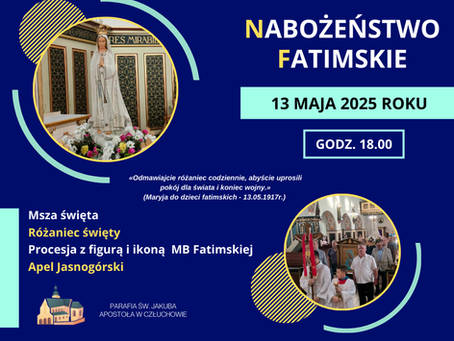 Nabożeństwo fatimskie - zaproszenie