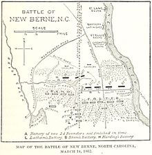 New Berne Battle Map Prepared for Genera