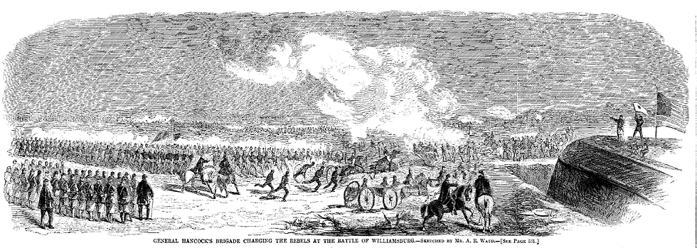 General Hancock's Brigade Charging the R