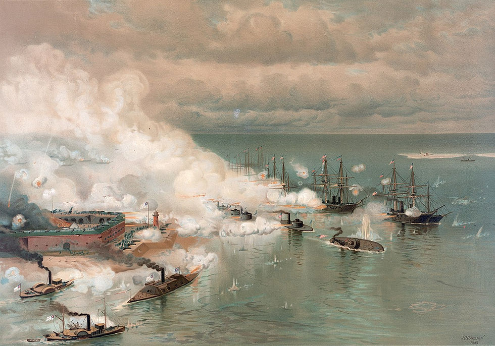 USS Tecumseh Sinking