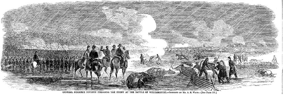 General Hooker's Division Engaging the E
