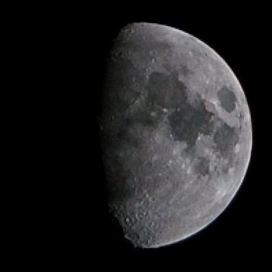 The Moon with the Dwarf II telescope