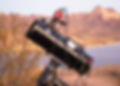 Our 8" reflector astrograph, with a focal length of 800mm