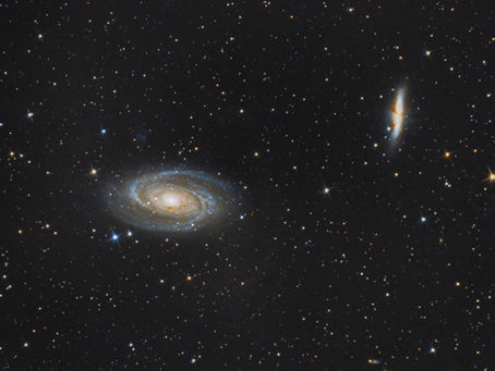 M81 & M82 - LA GALAXIE DE BODE ET LA GALAXIE DU CIGARE
