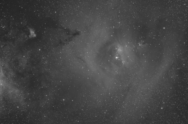 Miniature : NGC 2264 - The Christmas Tree and Cone Nebula - Practice Data