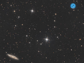 M97 & M108 - The Owl Nebula and Surfboard Galaxy Astrophotography