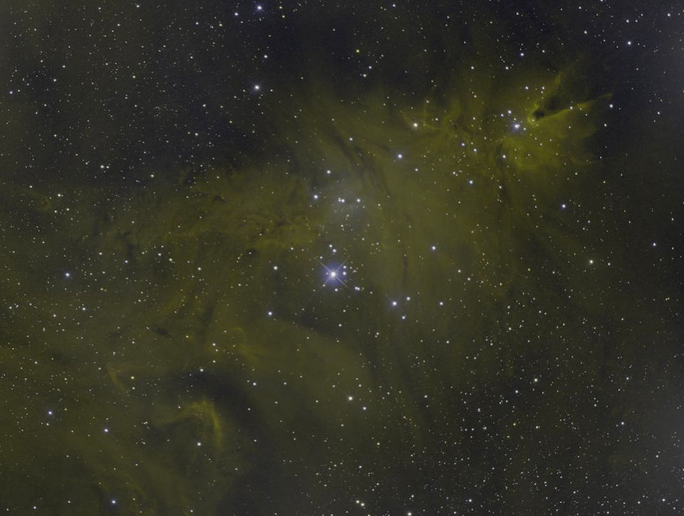 Christmas Tree and Cone Nebula bicolor combination tutorial