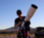 guy and a telescope
