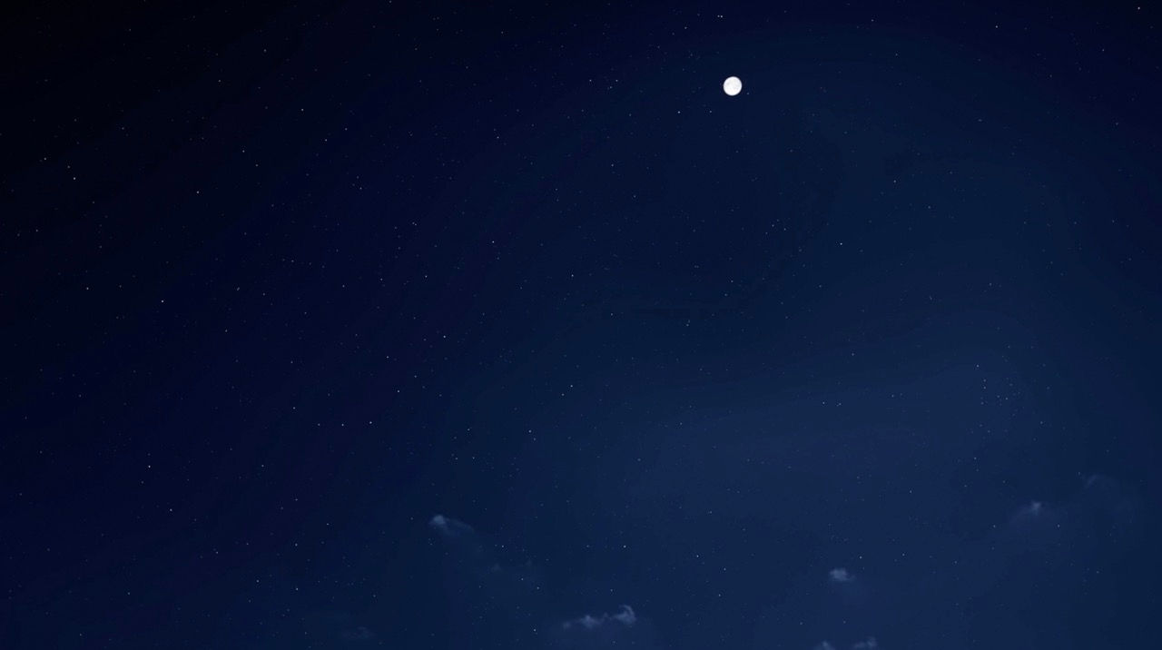 Night Sky and moon in Forza Horizon 5