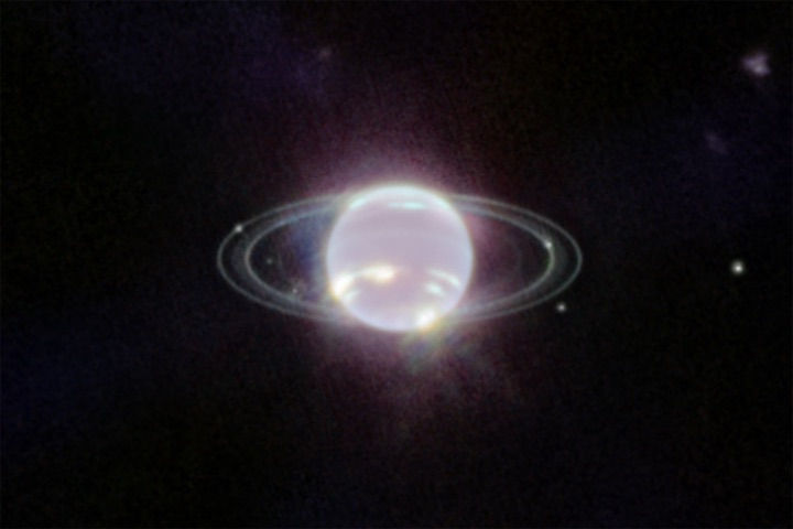 Neptune by the James Webb Telescope and NASA