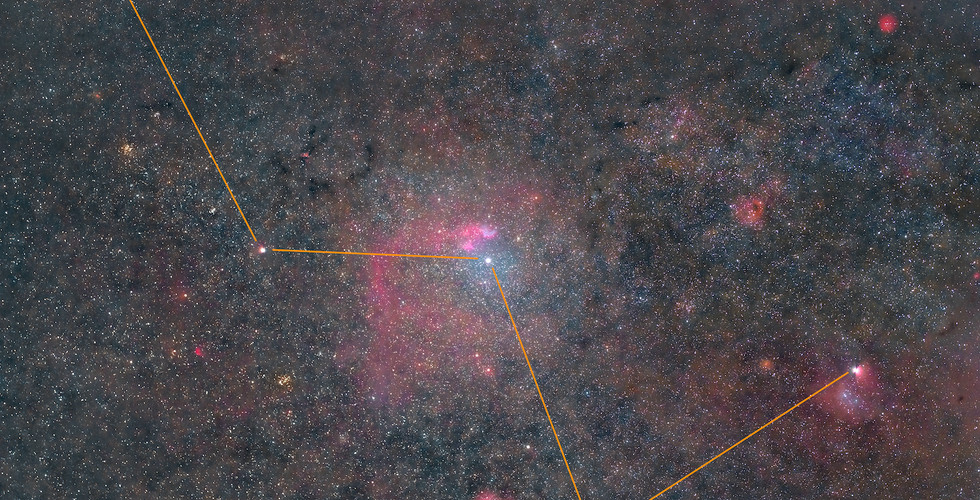 Cassiopeia Constellation - DSLR camera Astrophotography with widefield lens