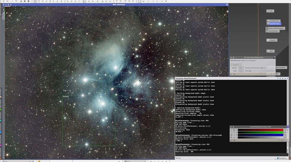 Thumbnail: M45 - The Pleiades - Full Resolution Data + 4K Tutorial Video