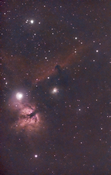 IC434 DWARF II smart telescope processed on computer