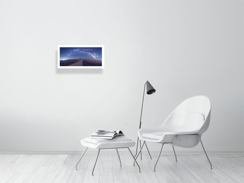 Thumbnail: Milky Way Panorama Above Sand Dunes