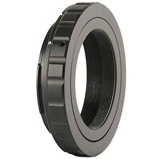 Canon DSLR T-Ring to attach a Canon camera to a telescope or coma corrector