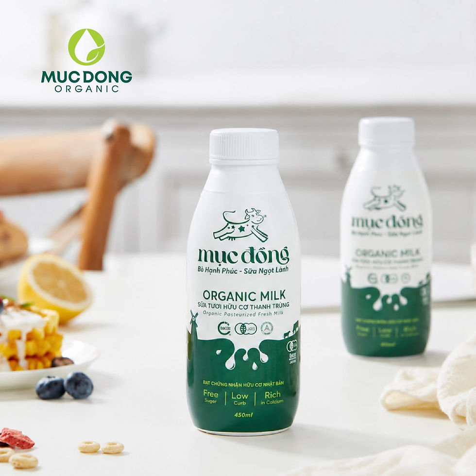 VÌ SAO CHÚNG TÔI CHỌN SỮA “MỤC ĐỒNG ORGANIC” CHO KEM GELATO CỦA SWEET GOURMET?