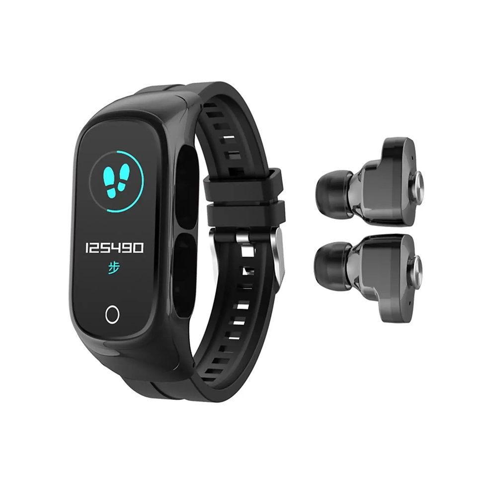 Thumbnail: 2-In-1 Smart Watch & Earbuds Fitness True Wireless Combo