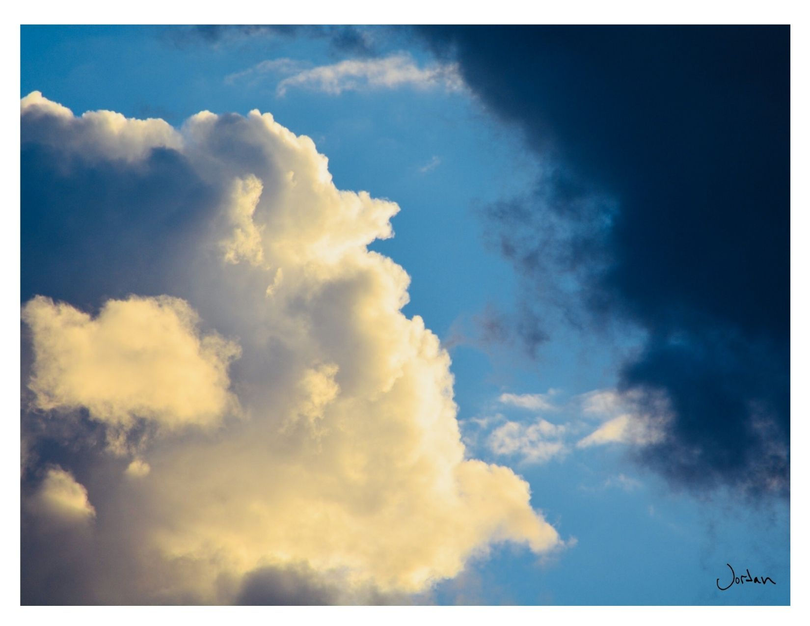 Contrasting Clouds 8 x 12