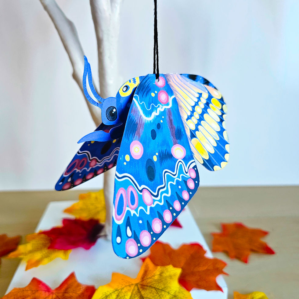 Haunted house Halloween décor bat crow spider moth hanging set