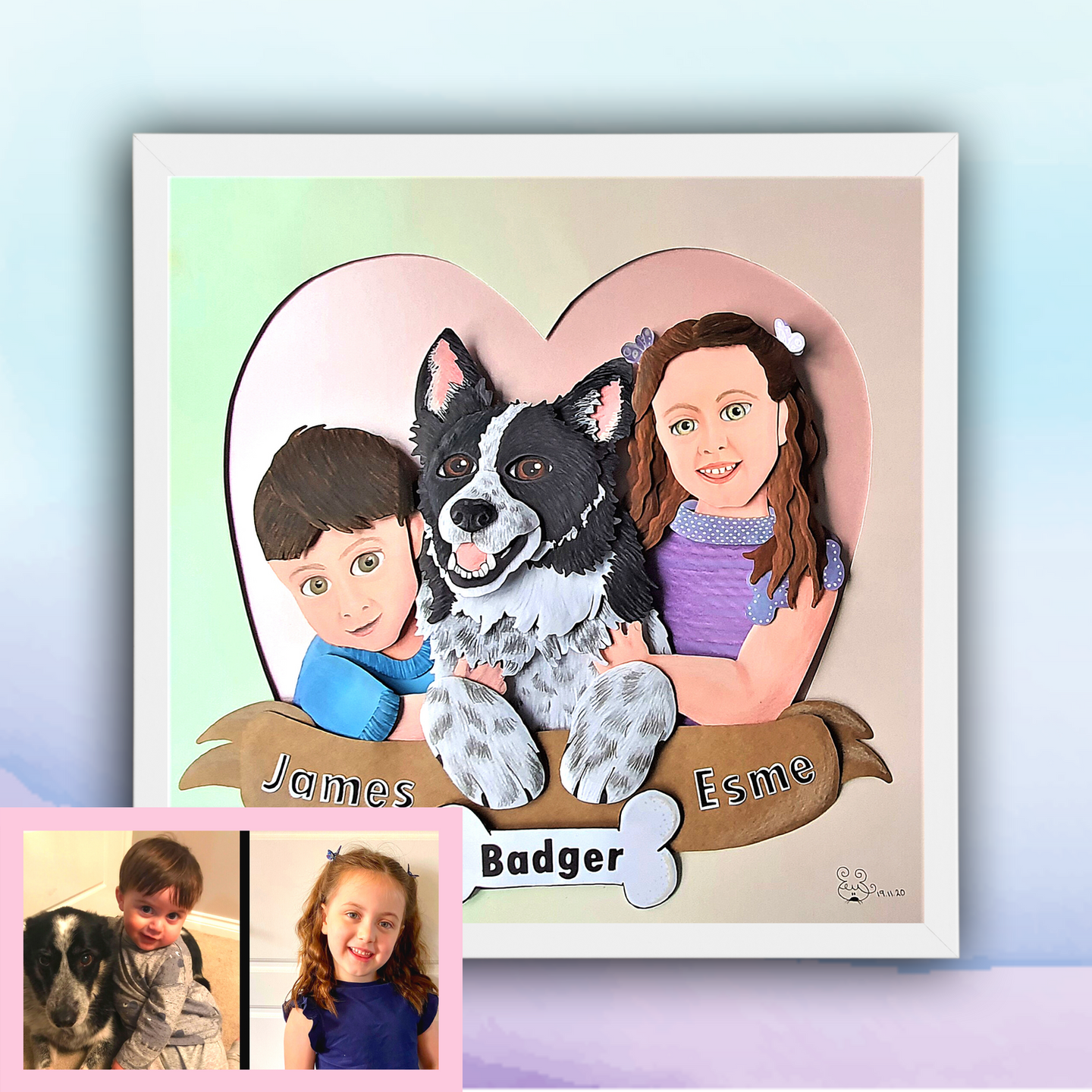 unique pet memorial gift for dog or cat lovers