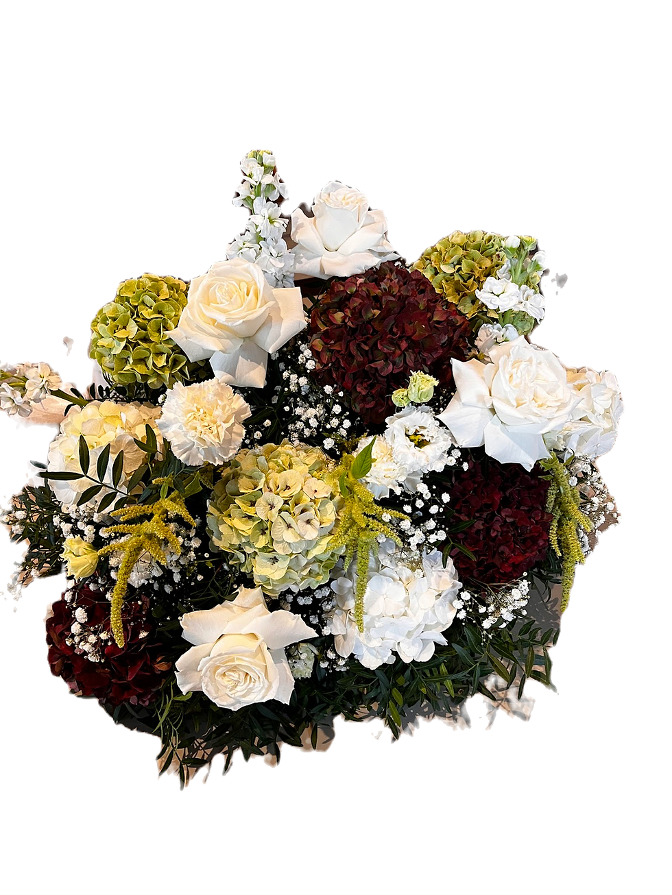 bloemen bordeaux