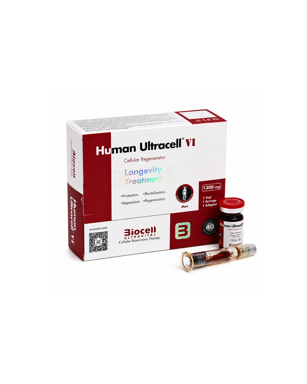 Thumbnail: Human Ultracell VI Hombre Terapia Antienvejecimiento revitaliza las células, mejorando la salud y la vitalidad general.