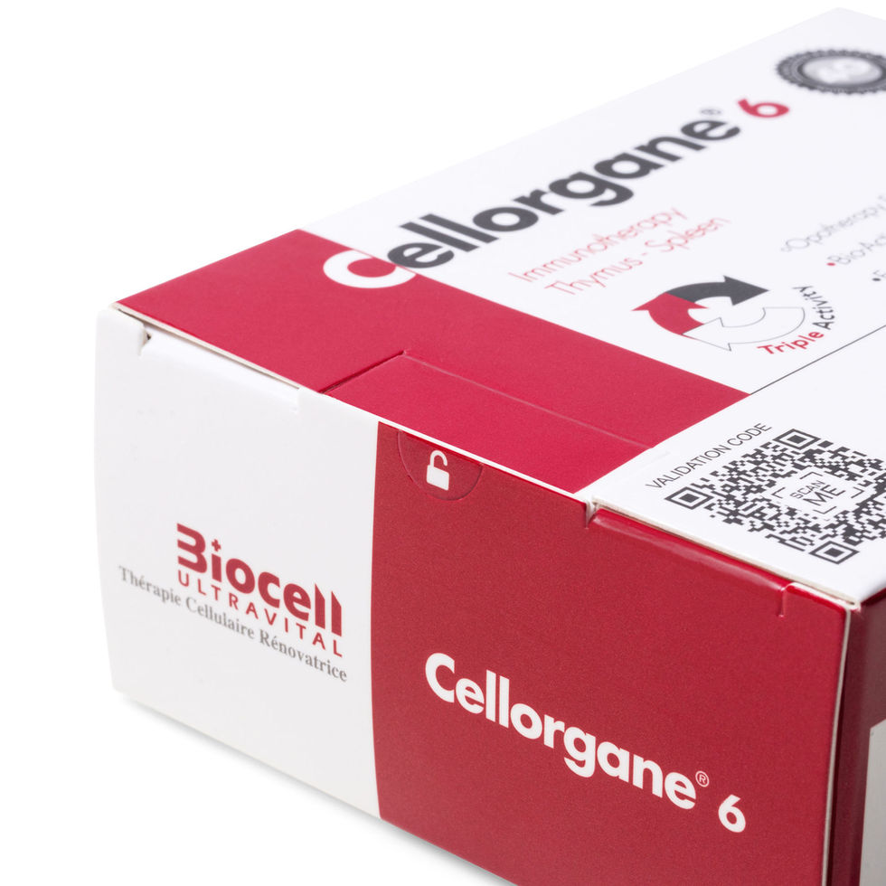 Cellorgane® 6, terapia inmunitaria para apoyar el sistema inmunológico y fortalecer las defensas naturales.