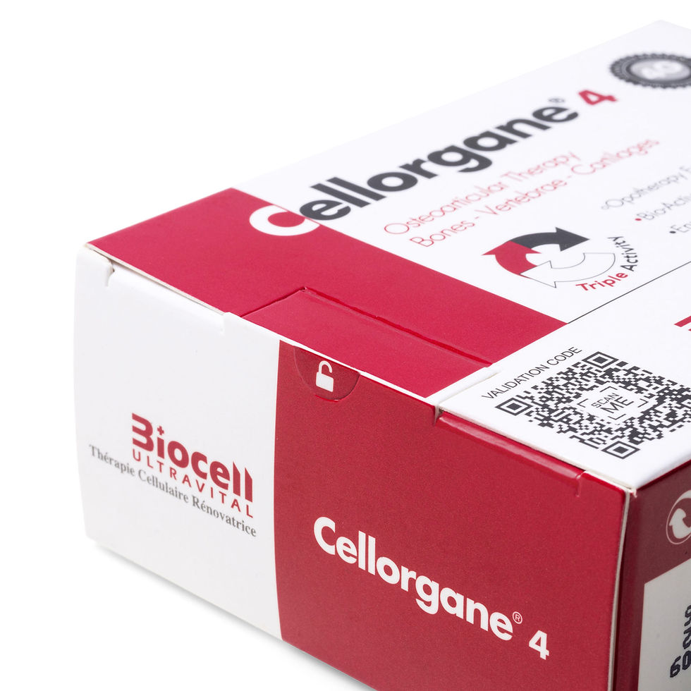 Cellorgane® 4, terapia osteoarticular para apoyar la salud de huesos, cartílagos, articulaciones y tejido conectivo.