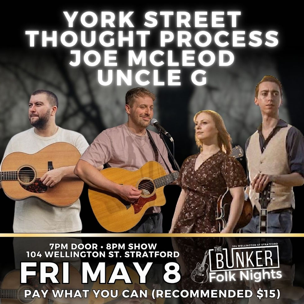 York Street Thought Process, Joe McLeod, Uncle G - Friday Night Show