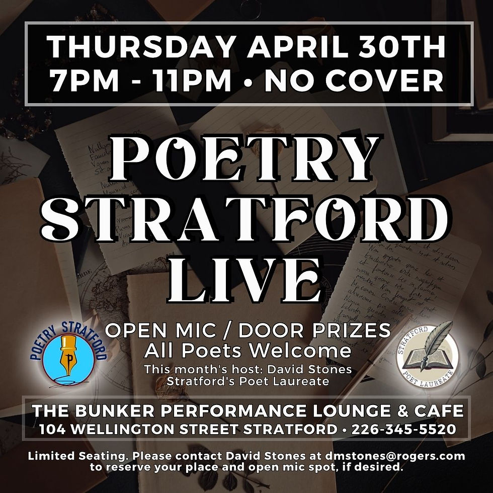 Poetry Stratford Live!