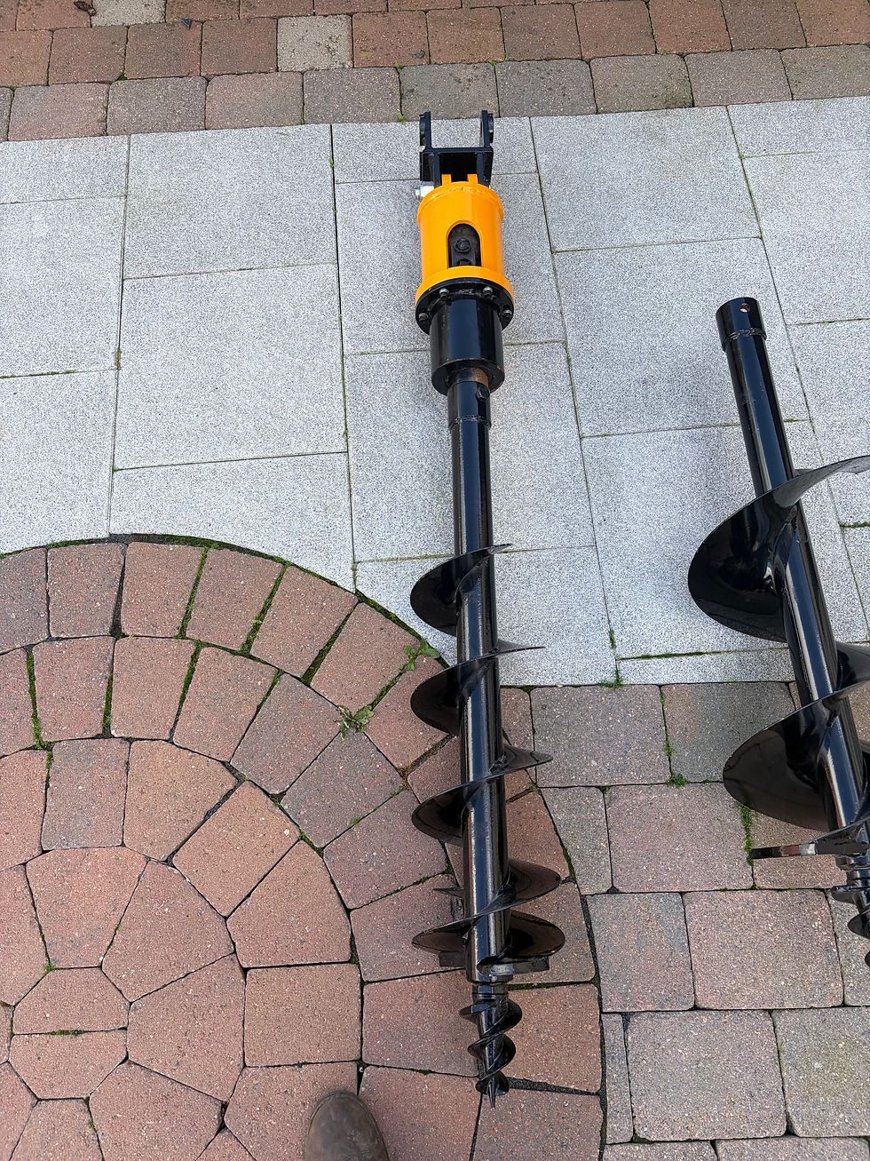 Thumbnail: Brand New Hydraulic Mini Digger Auger
