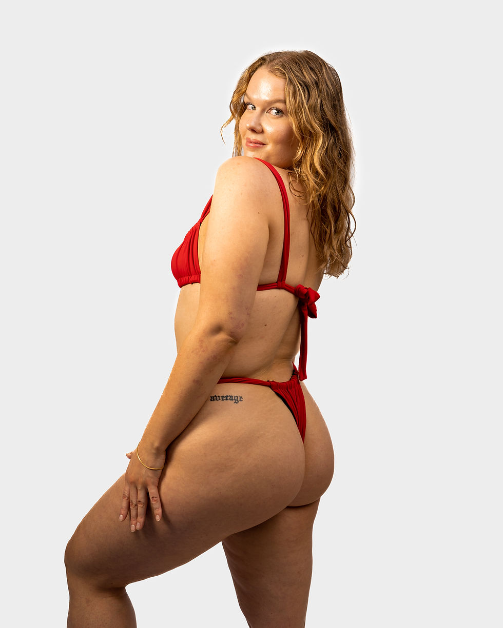Bikini Top Low Coverage Cheeky Woman's Swimwear Designer Quality Seamless Reversible Swim One Piece Not Ur Average Swimwear