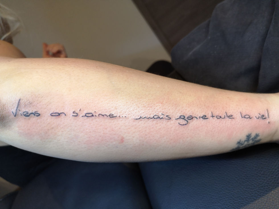 tattoo phrase