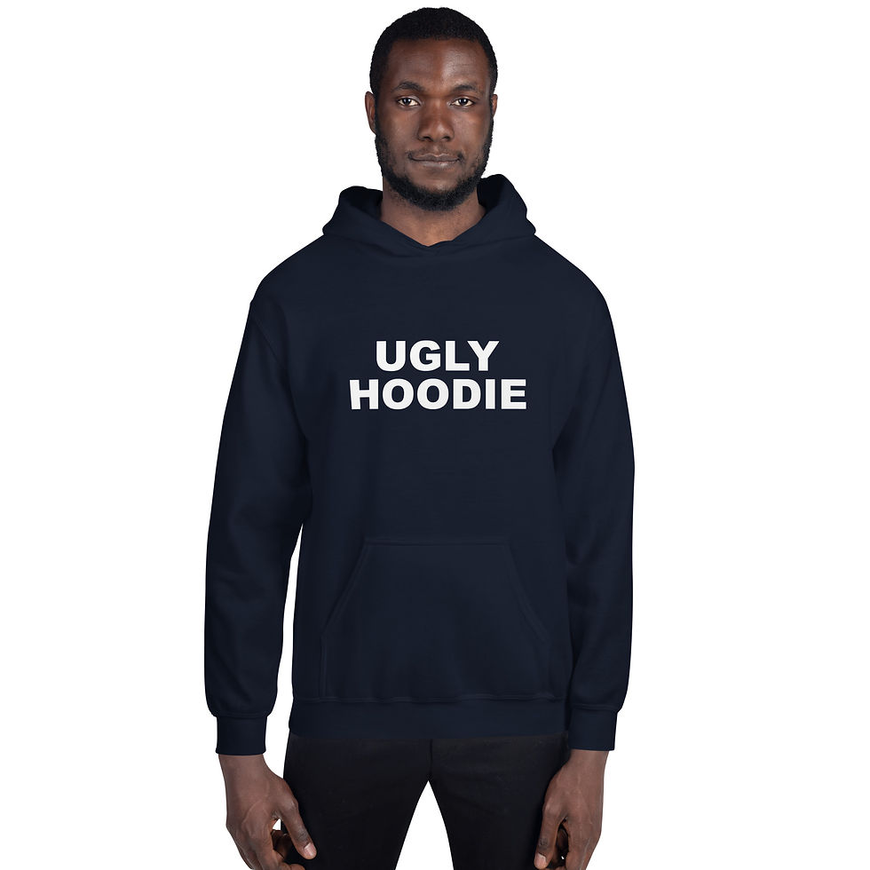 Thumbnail: UGLY HOODIE WHITE LOGO HOODIE