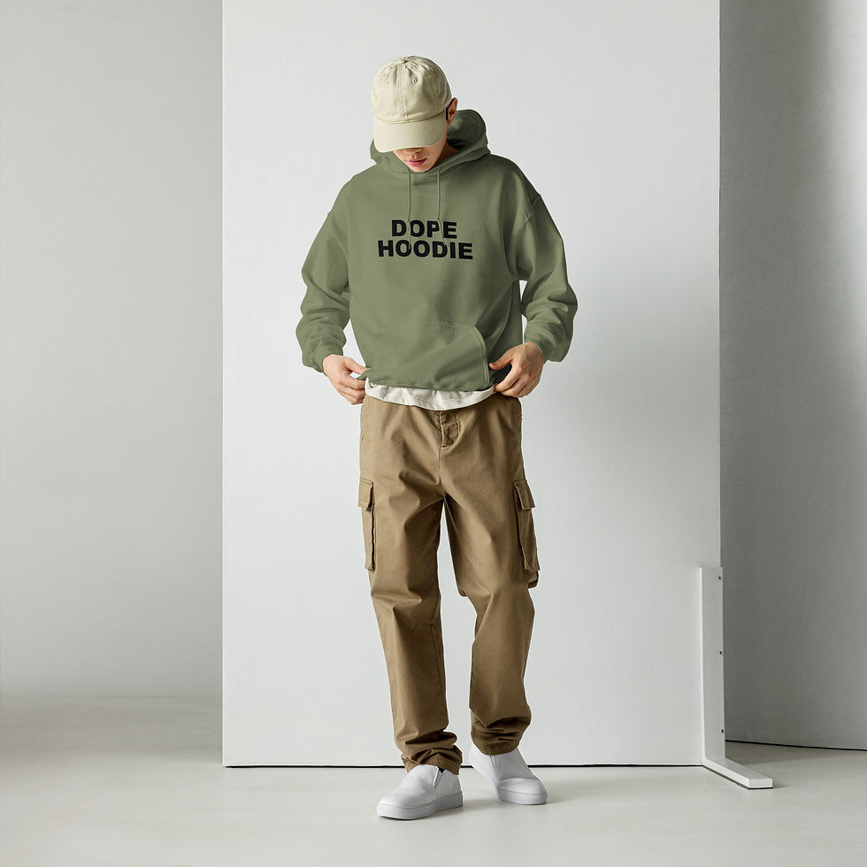 Thumbnail: DOPE HOODIE BLACK LOGO