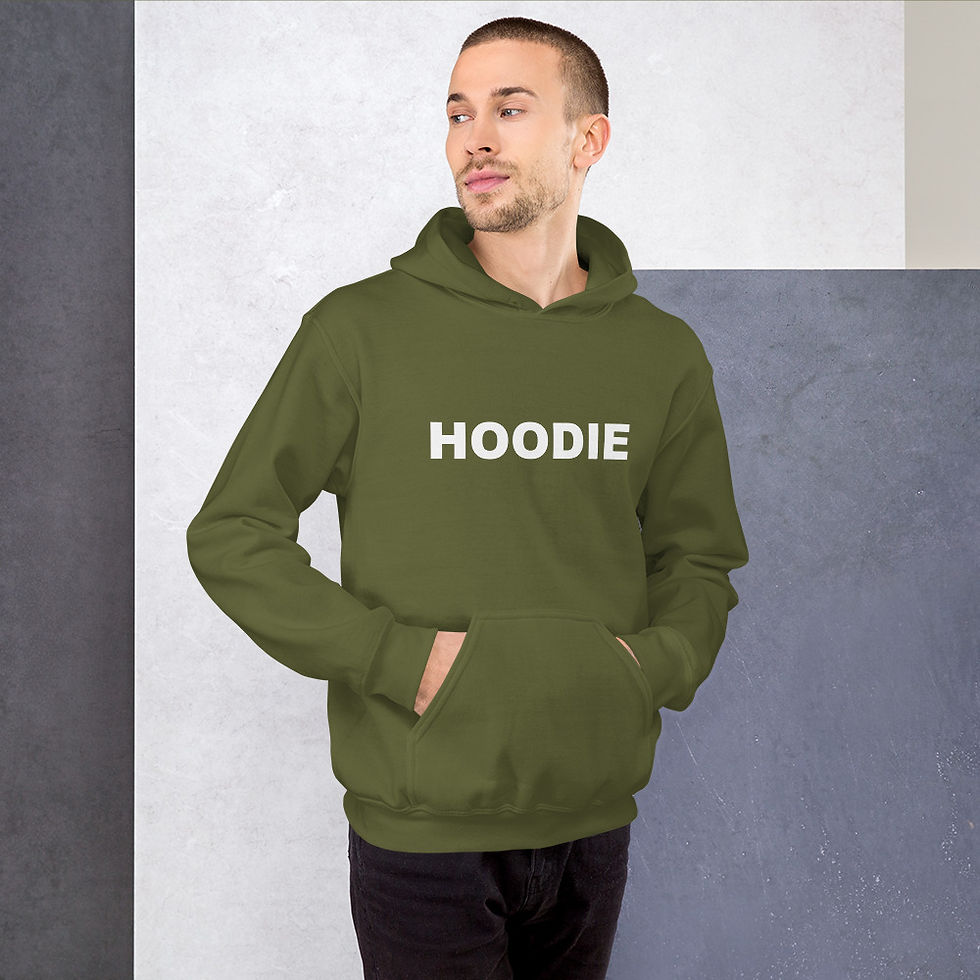 Thumbnail: HOODIE WHITE LOGO HOODIE