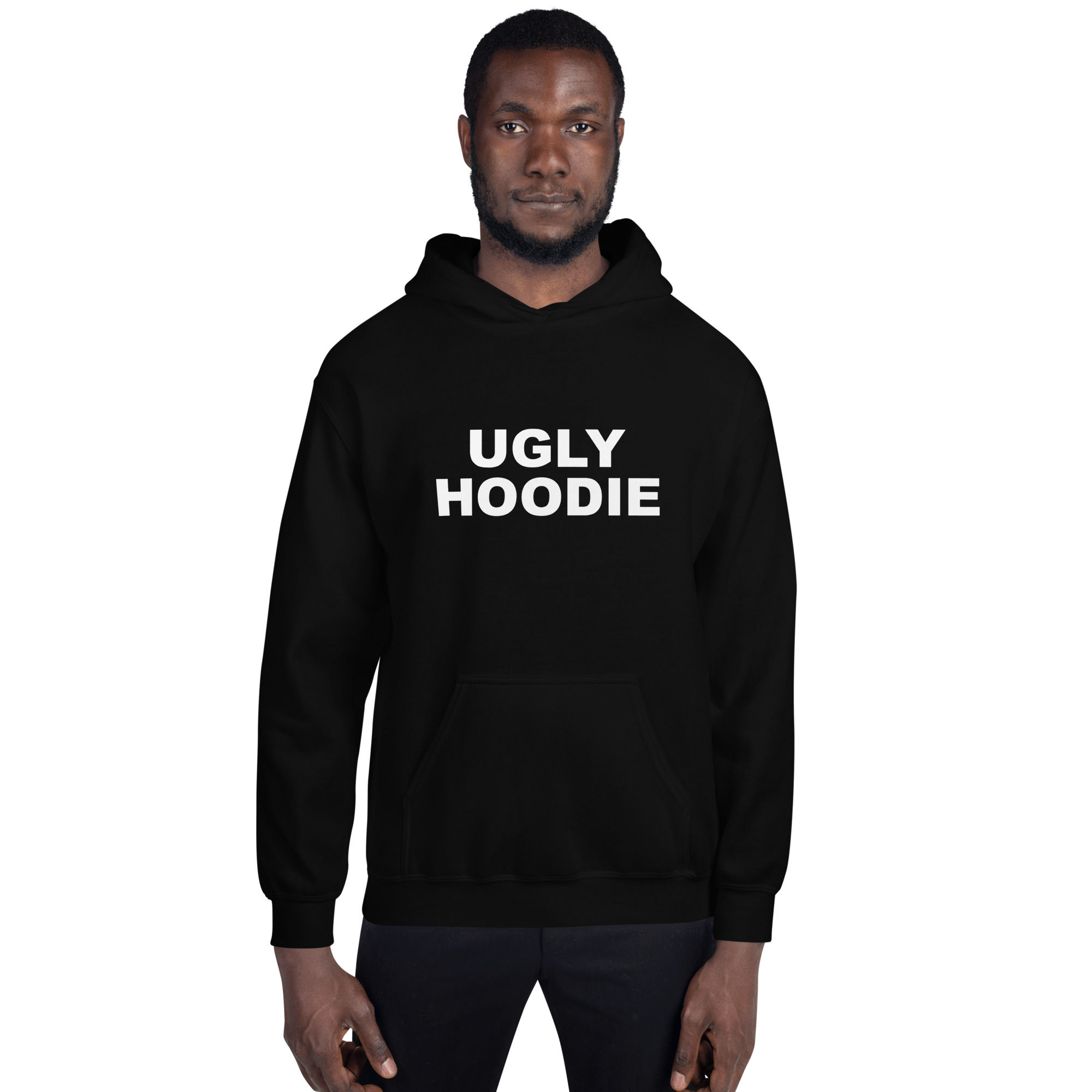 UGLY HOODIE WHITE LOGO HOODIE