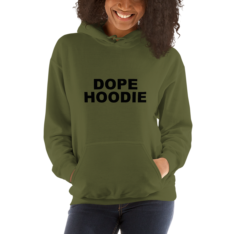 Thumbnail: DOPE HOODIE BLACK LOGO